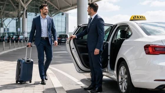Airport taxi services